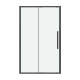 Дверь в нишу Grossman Cosmo 100.K33.02.120.42.00 (120х195) графит сатин,стекло прозрачное,раздвижная