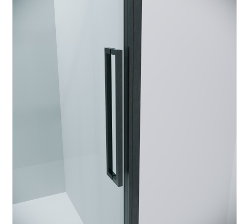 Дверь в нишу Grossman Cosmo 100.K33.02.120.42.00 (120х195) графит сатин,стекло прозрачное,раздвижная