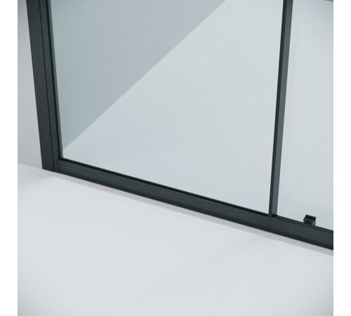 Дверь в нишу Grossman Cosmo 100.K33.02.120.42.00 (120х195) графит сатин,стекло прозрачное,раздвижная