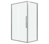 Душевое ограждение Grossman Cosmo 100.K33.02.100.10.00-200.K33.02.100.10.00 (100х100х195) раздвижная,хром,стекло прозрачное