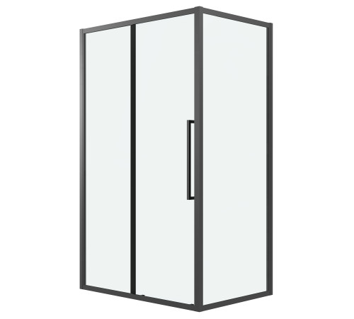 Боковая стенка Grossman Cosmo 200.K33.02.70.21.00 (70х195) черный матовый,стекло прозрачное