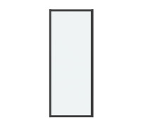 Боковая стенка Grossman Cosmo 200.K33.02.80.21.00 (80х195) черный матовый,стекло прозрачное