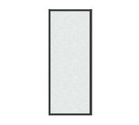 Боковая стенка Grossman Cosmo 200.K33.02.100.21.02 (100х195) черный матовый,стекло шиншилла