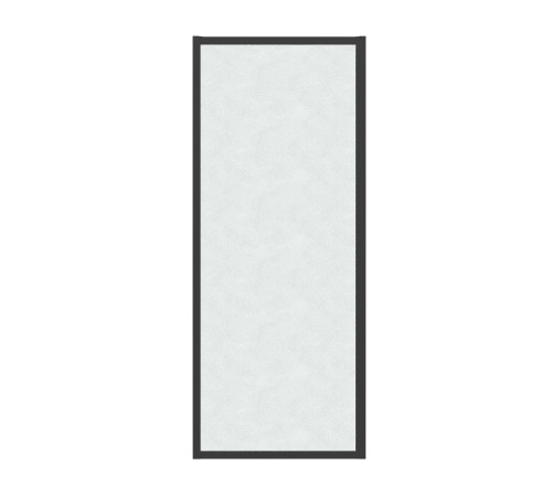 Боковая стенка Grossman Cosmo 200.K33.02.100.21.02 (100х195) черный матовый,стекло шиншилла