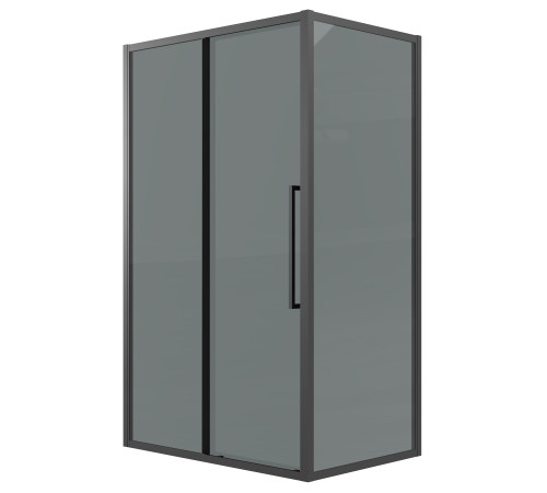 Боковая стенка Grossman Cosmo 200.K33.02.70.21.10 (70х195) черный матовый,стекло тонированное