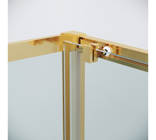 Боковая стенка Grossman Cosmo 200.K33.02.70.32.00 (70х195) золото сатин,стекло прозрачное