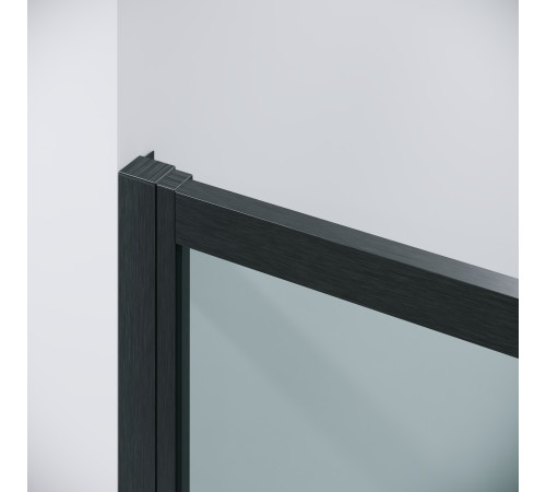 Боковая стенка Grossman Cosmo 200.K33.02.90.42.00 (90х195) графит сатин,стекло прозрачное