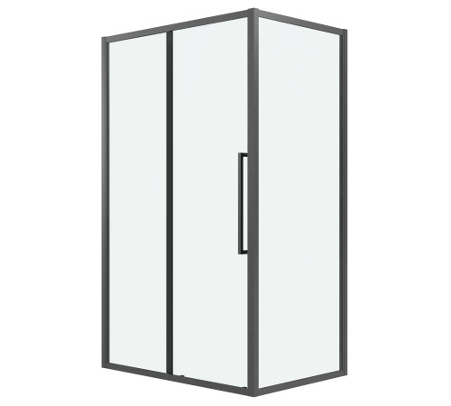 Боковая стенка Grossman Cosmo 200.K33.02.90.42.00 (90х195) графит сатин,стекло прозрачное