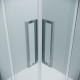 Душевое ограждение Grossman Cosmo 300.K33.02.9090.10.00 (90х90х195) квадрат,раздвижная,хром,стекло прозрачное