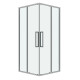 Душевое ограждение Grossman Cosmo 300.K33.02.9090.10.00 (90х90х195) квадрат,раздвижная,хром,стекло прозрачное