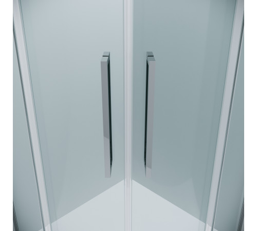 Душевое ограждение Grossman Cosmo 301.K33.02.9090.10.00 (90х90х195) четверть круга,раздвижная,хром,стекло прозрачное