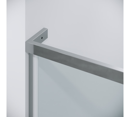 Дверь в нишу Grossman Pragma 100.K33.03.120.10.00 (120х195) хром,стекло прозрачное,распашная