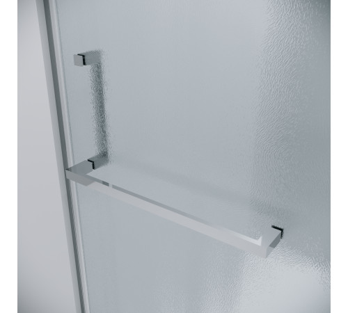 Душевое ограждение Grossman Pragma 100.K33.03.100.10.02-200.K33.03.90.10.02 (100х90х195) распашная(левая),хром,стекло шиншилла