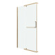 Дверь в нишу Grossman Pragma 100.K33.03.100.32.00 (100х195) золото сатин,стекло прозрачное,распашная