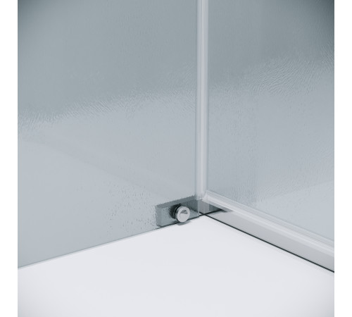 Боковая стенка Grossman Pragma 200.K33.03.100.10.02 (100х195) хром,стекло шиншилла