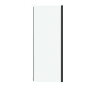 Боковая стенка Grossman Pragma 200.K33.03.90.21.00 (90х195) черный матовый,стекло прозрачное