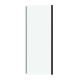 Боковая стенка Grossman Pragma 200.K33.03.90.21.00 (90х195) черный матовый,стекло прозрачное