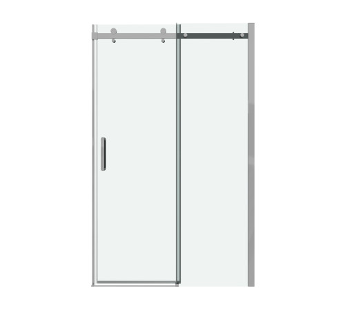 Дверь в нишу Grossman Classic 100.K33.04.160.10.00 (160х195) хром,стекло прозрачное,раздвижная