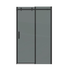 Дверь в нишу Grossman Classic 100.K33.04.150.21.10 (150х195) черный матовый,стекло тонированное,раздвижная