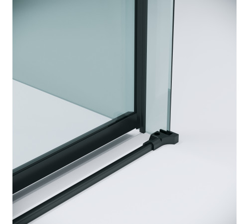 Боковая стенка Grossman Classic 200.K33.04.90.21.00 (90х195) черный матовый,стекло прозрачное