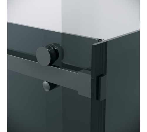 Боковая стенка Grossman Classic 200.K33.04.90.21.10 (90х195) черный матовый,стекло тонированное