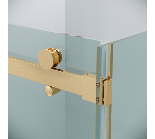 Боковая стенка Grossman Classic 200.K33.04.80.32.00 (80х195) золото сатин,стекло прозрачное