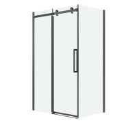 Душевое ограждение Grossman Classic 100.K33.04.150.42.00-200.K33.04.80.42.00 (150х80х195) раздвижная,графит сатин,стекло прозрачное