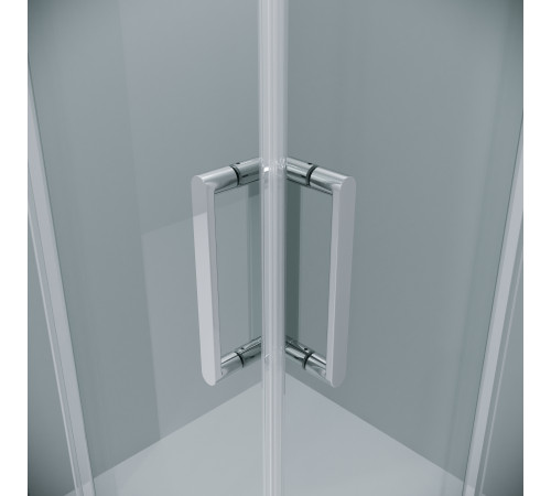 Душевое ограждение Grossman Classic 300.K33.04.9090.10.00 (90х90х195) квадрат,раздвижная,хром,стекло прозрачное