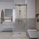 Душевое ограждение Grossman Classic 300.K33.04.9090.10.00 (90х90х195) квадрат,раздвижная,хром,стекло прозрачное