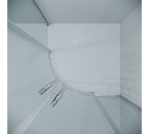 Душевое ограждение Grossman Classic 301.K33.04.1010.10.00 (100х100х195) четверть круга,раздвижная,хром,стекло прозрачное