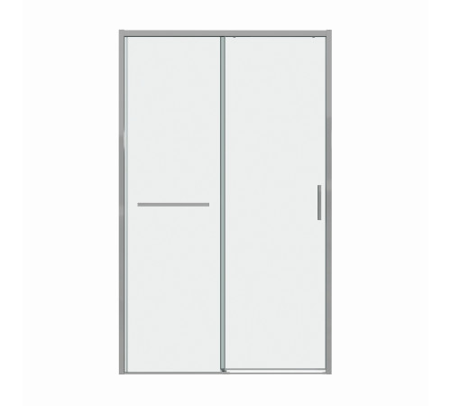 Дверь в нишу Grossman Style 100.K33.05.100.10.00 (100х195) хром,стекло прозрачное,раздвижная