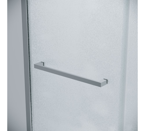 Душевое ограждение Grossman Style 100.K33.05.100.10.02-200.K33.05.100.10.02 (100х100х195) раздвижная(левая),хром,стекло шиншилла