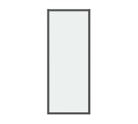 Боковая стенка Grossman Style 200.K33.05.100.21.00 (100х195) черный матовый,стекло прозрачное