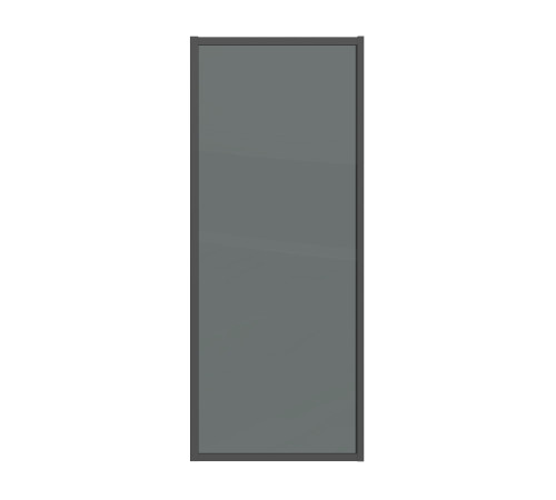 Боковая стенка Grossman Style 200.K33.05.70.21.10 (70х195) черный матовый,стекло тонированное