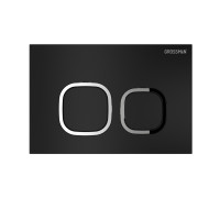 Клавиша смыва Grossman Cosmo 700.K31.02.210.210 черный матовый