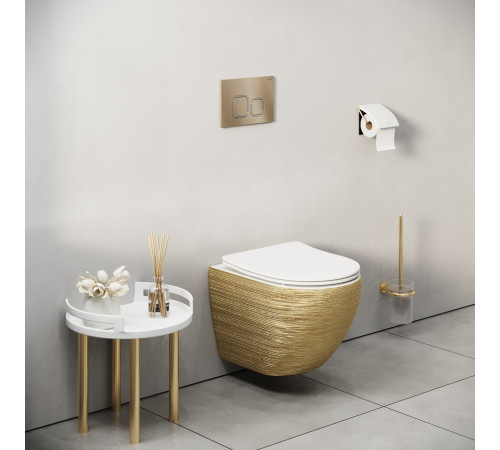 Клавиша смыва Grossman Cosmo 700.K31.02.310.310 золото матовый