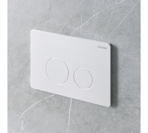 Клавиша смыва Grossman Style 700.K31.05.01M.01M белый матовый