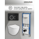 Комплект 3 в 1: Grossman инсталляция 900.K31.01.000+клавиша 700.K31.02.210.210 черный матовый+унитаз GR-4411S