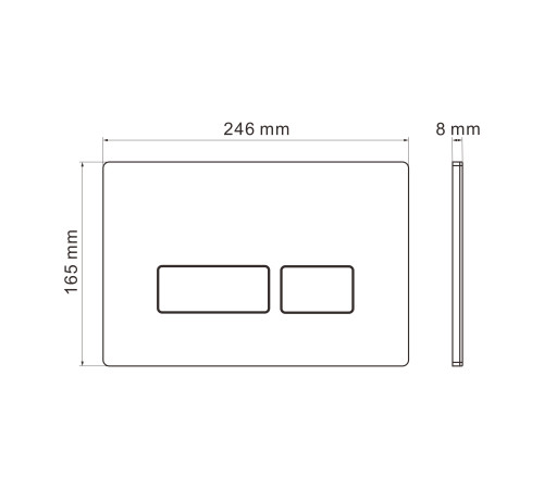 Комплект 3 в 1: Grossman инсталляция 900.K31.01.000+клавиша 700.K31.03.110.110 хром матовый+унитаз GR-4440BMS