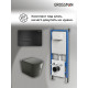 Комплект 3 в 1: Grossman инсталляция 900.K31.01.000+клавиша 700.K31.03.210.210 черный матовый+унитаз GR-4441BMS