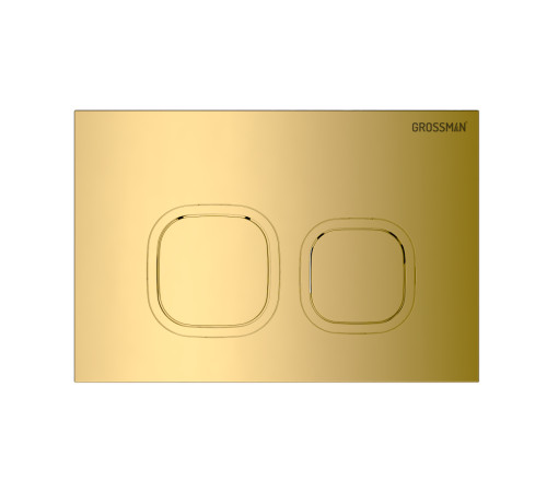 Комплект 3 в 1: Grossman инсталляция 900.K31.01.000+клавиша 700.K31.02.300.300 золото глянцевый+унитаз GR-4447S