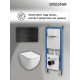 Комплект 3 в 1: Grossman инсталляция 900.K31.01.000+клавиша 700.K31.03.210.210 черный матовый+унитаз GR-4447S