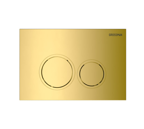 Комплект 3 в 1: Grossman инсталляция 900.K31.01.000+клавиша 700.K31.01.300.300 золото глянцевый+унитаз GR-4455SQ