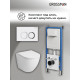 Комплект 3 в 1: Grossman инсталляция 900.K31.01.000+клавиша 700.K31.02.000.000 белый+унитаз GR-4455S