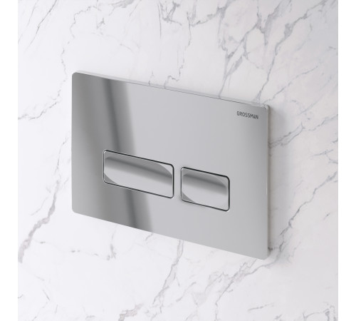 Клавиша смыва Grossman Pragma 700.K31.03.100.100 хром глянцевый