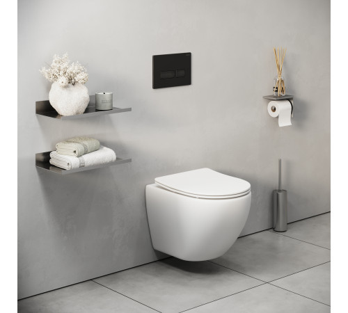 Клавиша смыва Grossman Pragma 700.K31.03.210.210 черный матовый