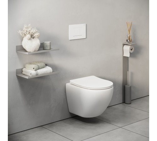 Комплект 3 в 1: Grossman инсталляция 900.K31.01.000+клавиша 700.K31.04.01M.01M белый матовый+унитаз GR-4455S