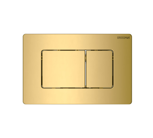 Комплект 3 в 1: Grossman инсталляция 900.K31.01.000+клавиша 700.K31.04.30M.30M золото глянцевый+унитаз GR-4455SQ