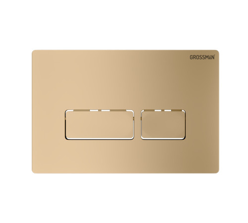 Комплект 3 в 1: Grossman инсталляция 900.K31.01.000+клавиша 700.K31.03.310.310 золото матовый+унитаз GR-4455BMS