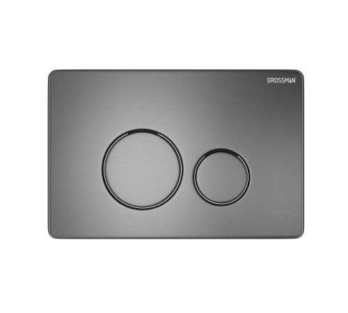 Комплект 3 в 1: Grossman инсталляция 900.K31.01.000+клавиша 700.K31.05.42M.42M графит сатиновый+унитаз GR-4455BMS